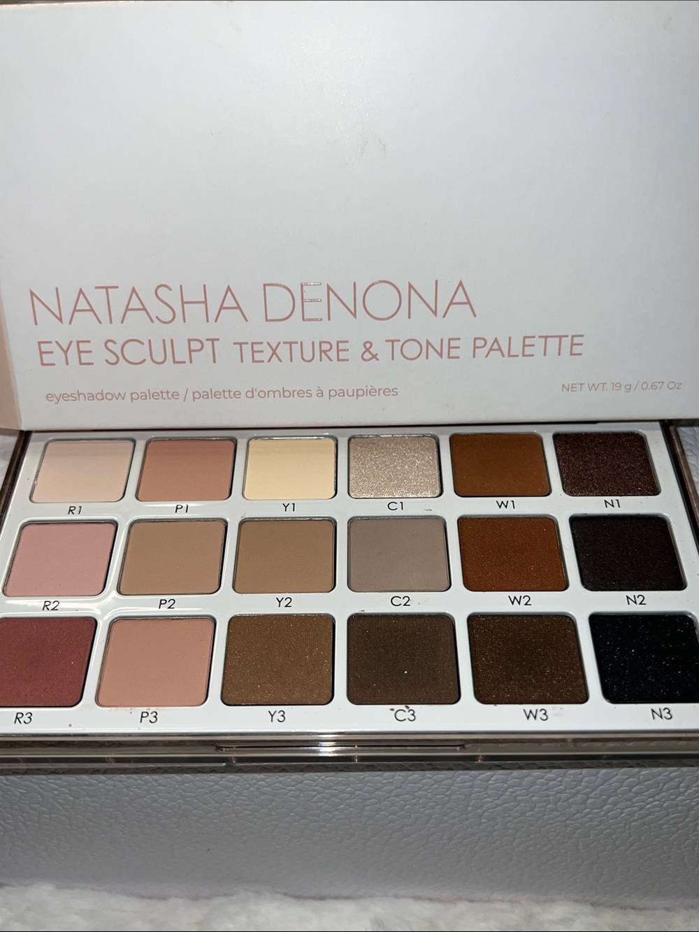 Natasha Denona Eye Sculpt Texture & Tone Eyeshadow Palette in ‘Soft’